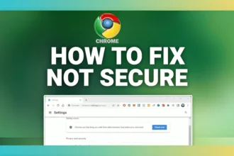 How to fix not secure website in chrome
