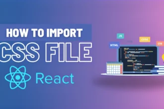 How to import css file in react