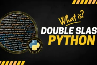 What is double slash in python